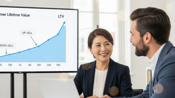 法人営業で既存顧客のLTVを最大化する7つの方法｜アップセル・クロスセル成功の秘訣