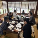 壁打ちの様子