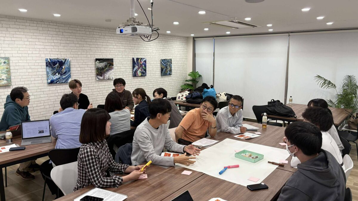 ワークショップをしている様子