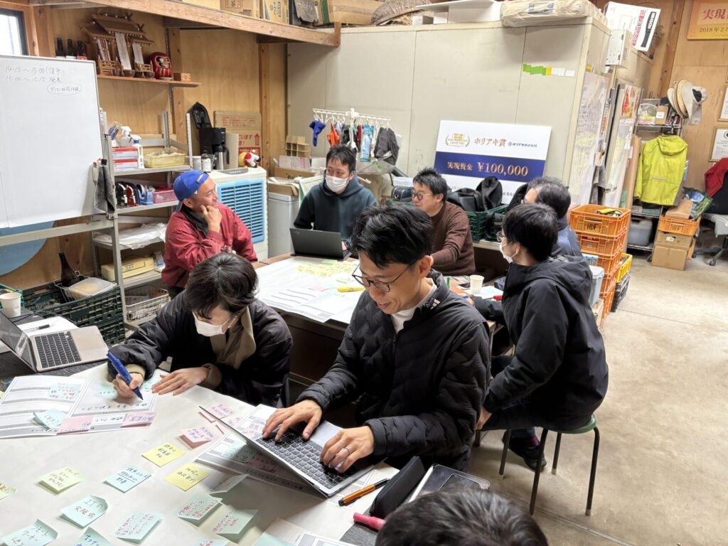 生成AIとワークしている様子