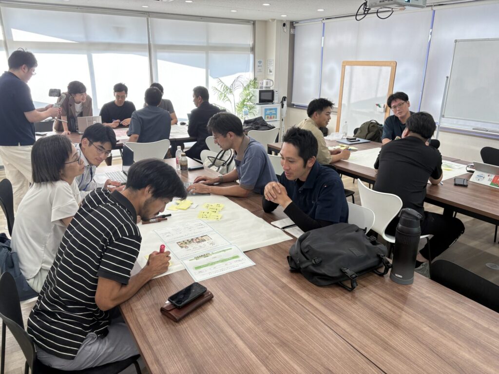 ワークショップをしている様子