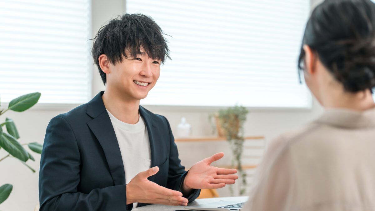 営業しているシーン